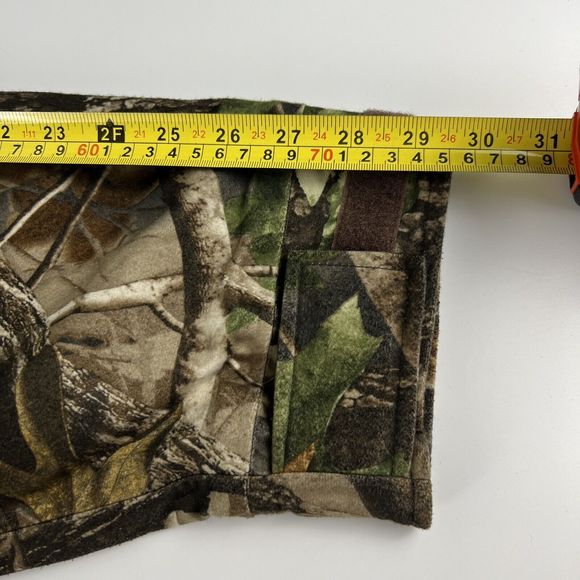 Walls Real tree Hardwoods Heavy Canvas Fleece Lined Hunting Coat Sz L Tall  Rips - Picture 9 of 16